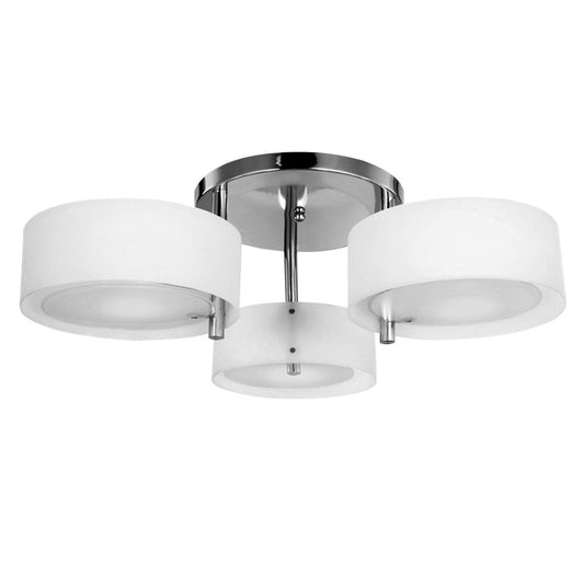 Elegant 3-Light Acrylic Chandelier – Stylish Flush Mount for Every Room